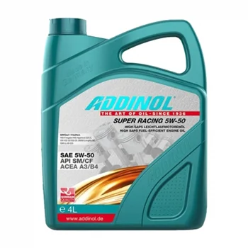 روغن موتور ادینول 5W50 SUPER RACING 4L SM
